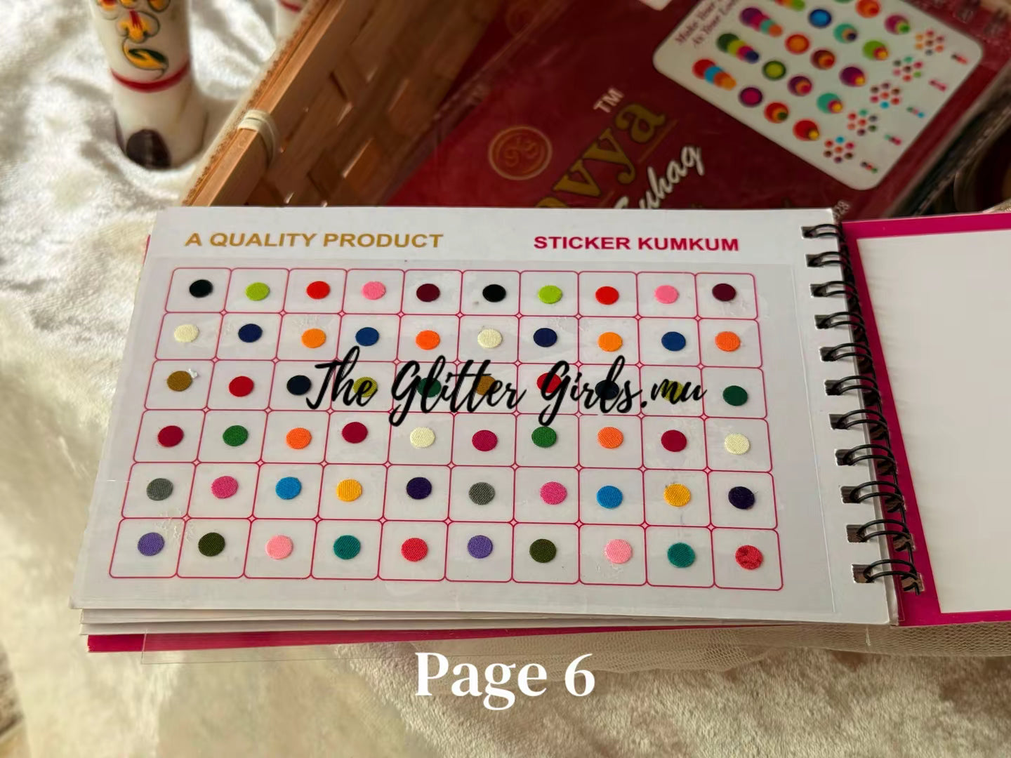 Navya Bindi Book 360 plain bindi size 6