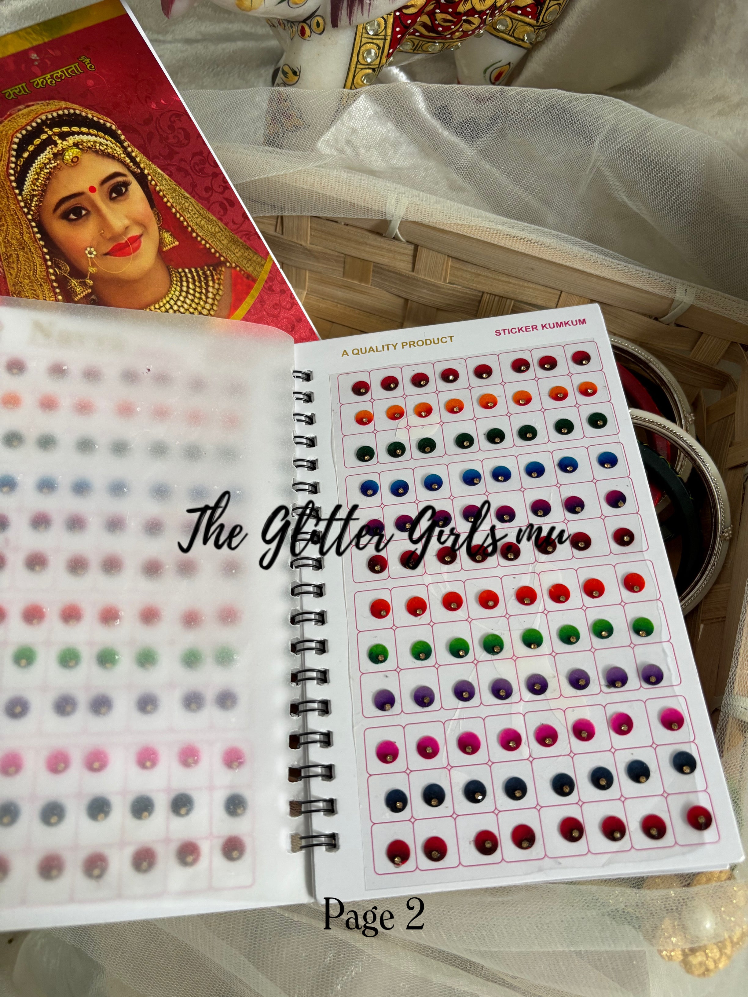 Navya (960 bindi -parvati shaded small )