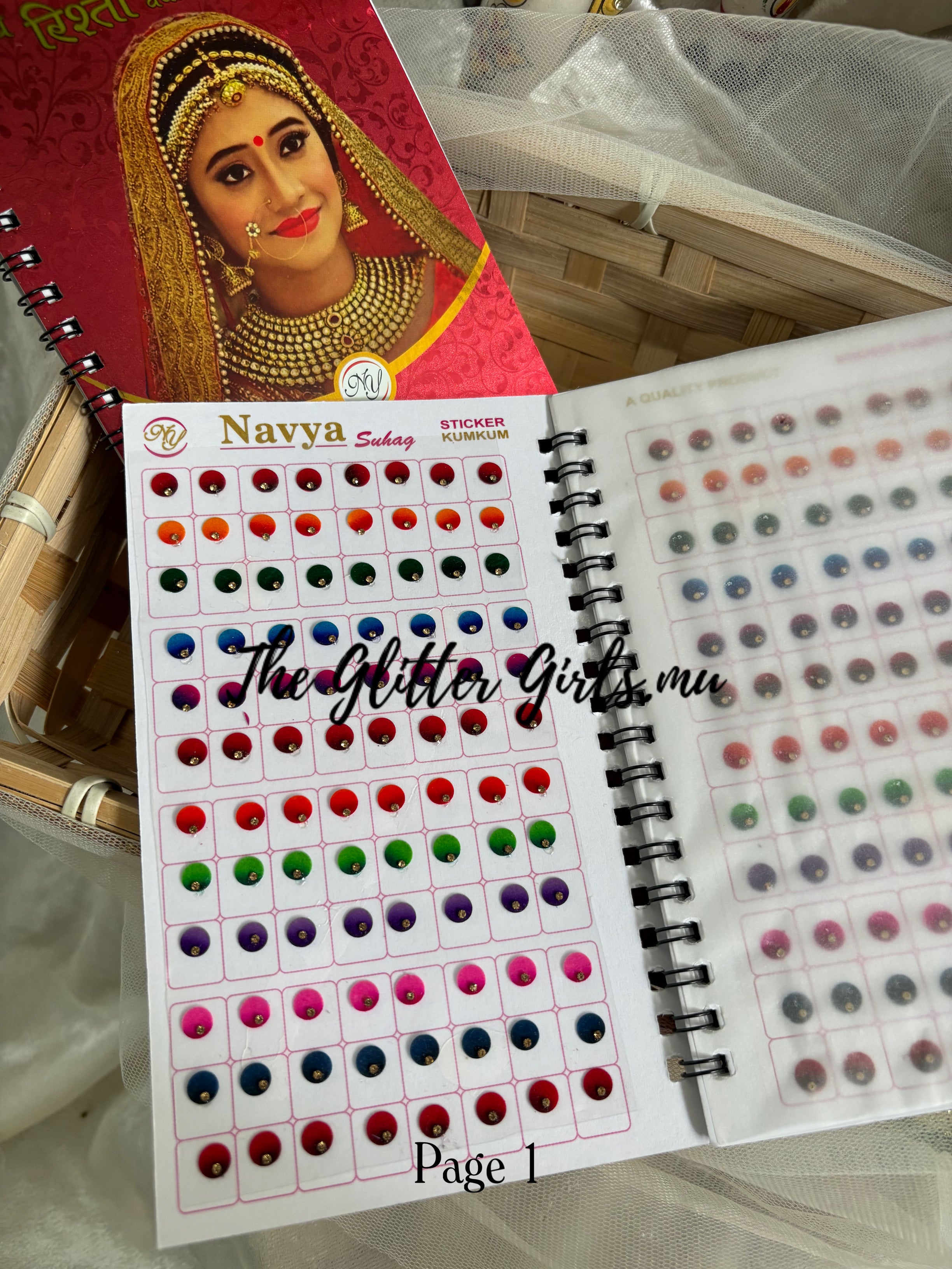 Navya (960 bindi -parvati shaded small )