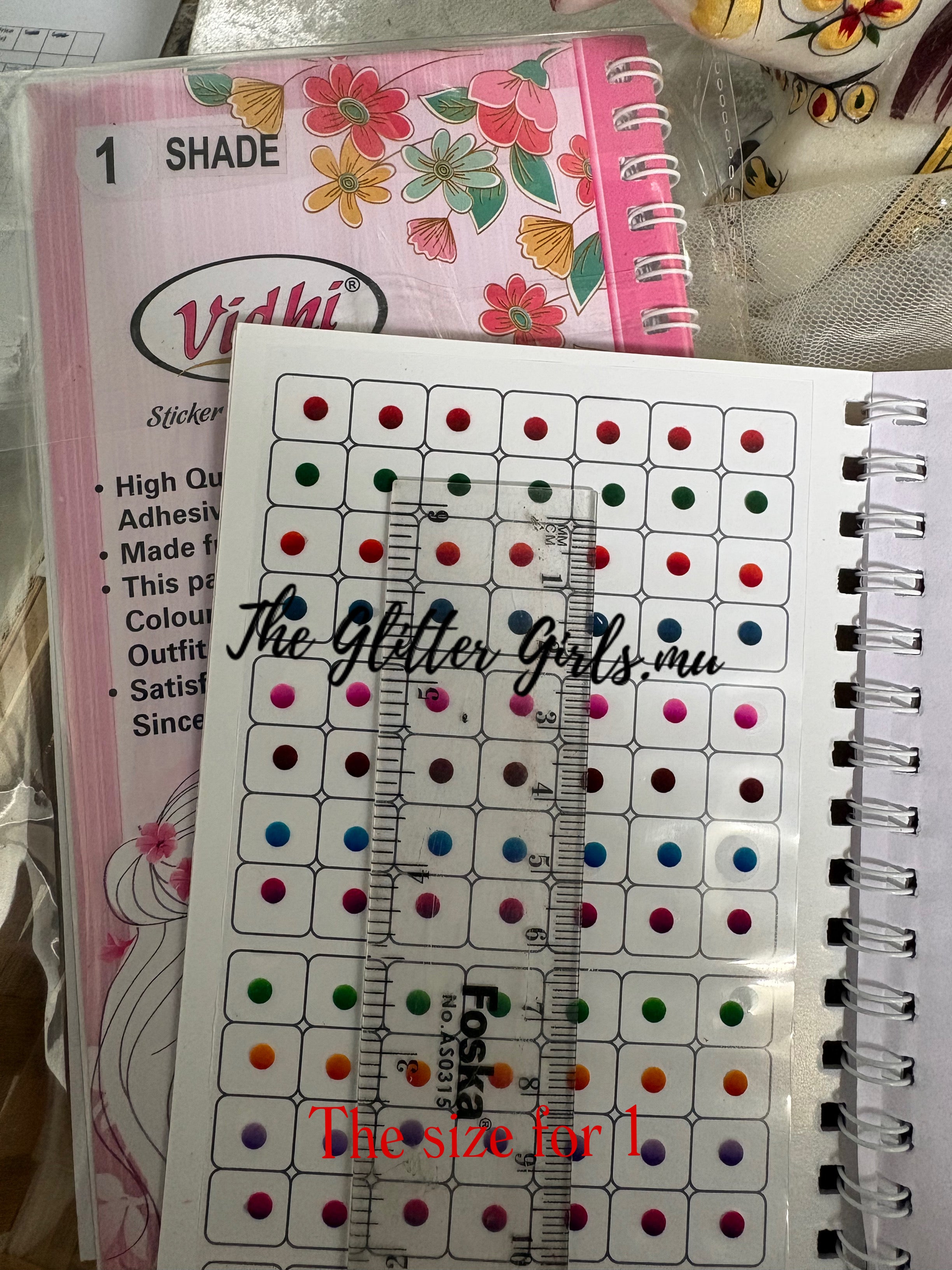 Vidhi plain bindi(shade)