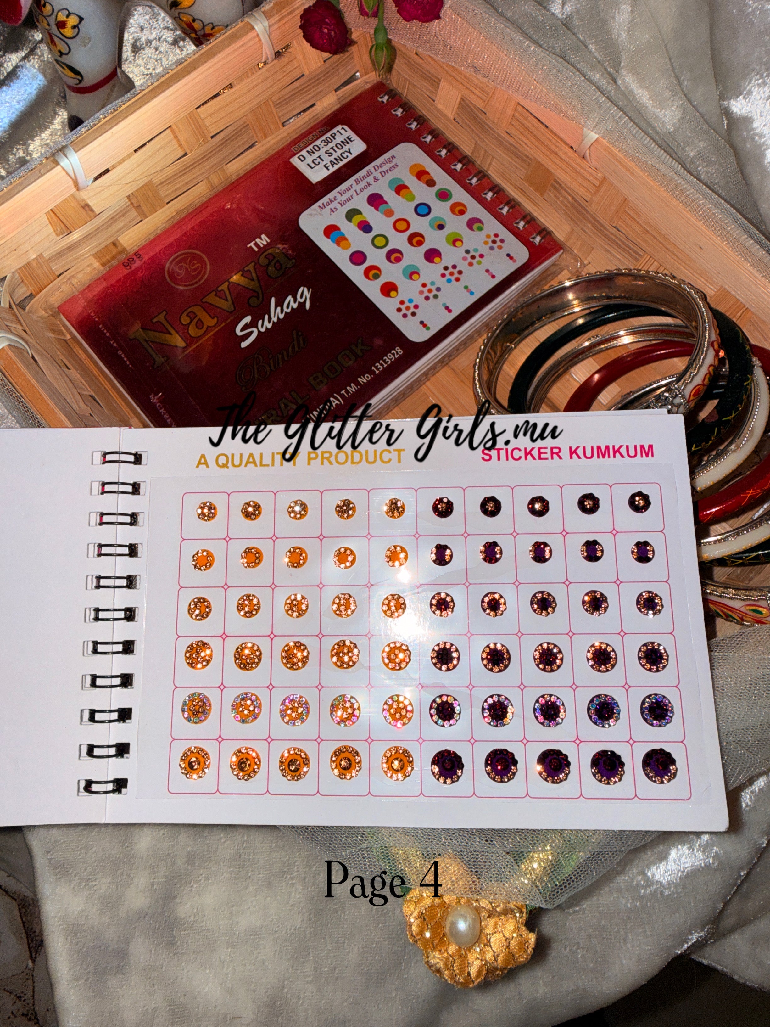 Navya bindi book (D NO:30P11LCT STONE FANCY)