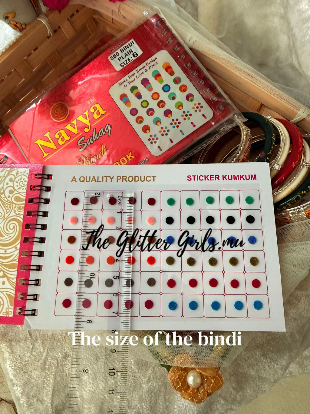 Navya Bindi Book 360 plain bindi size 6
