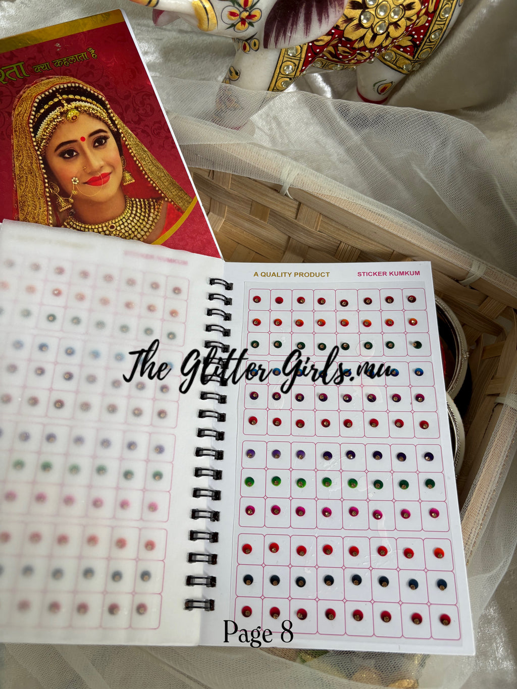 Navya (960 bindi -parvati shaded small )