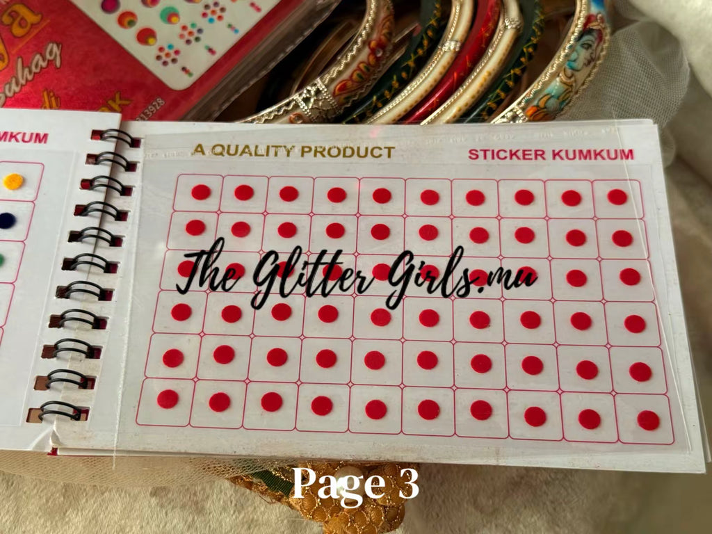 Navya Bindi Book 360 plain bindi size 6