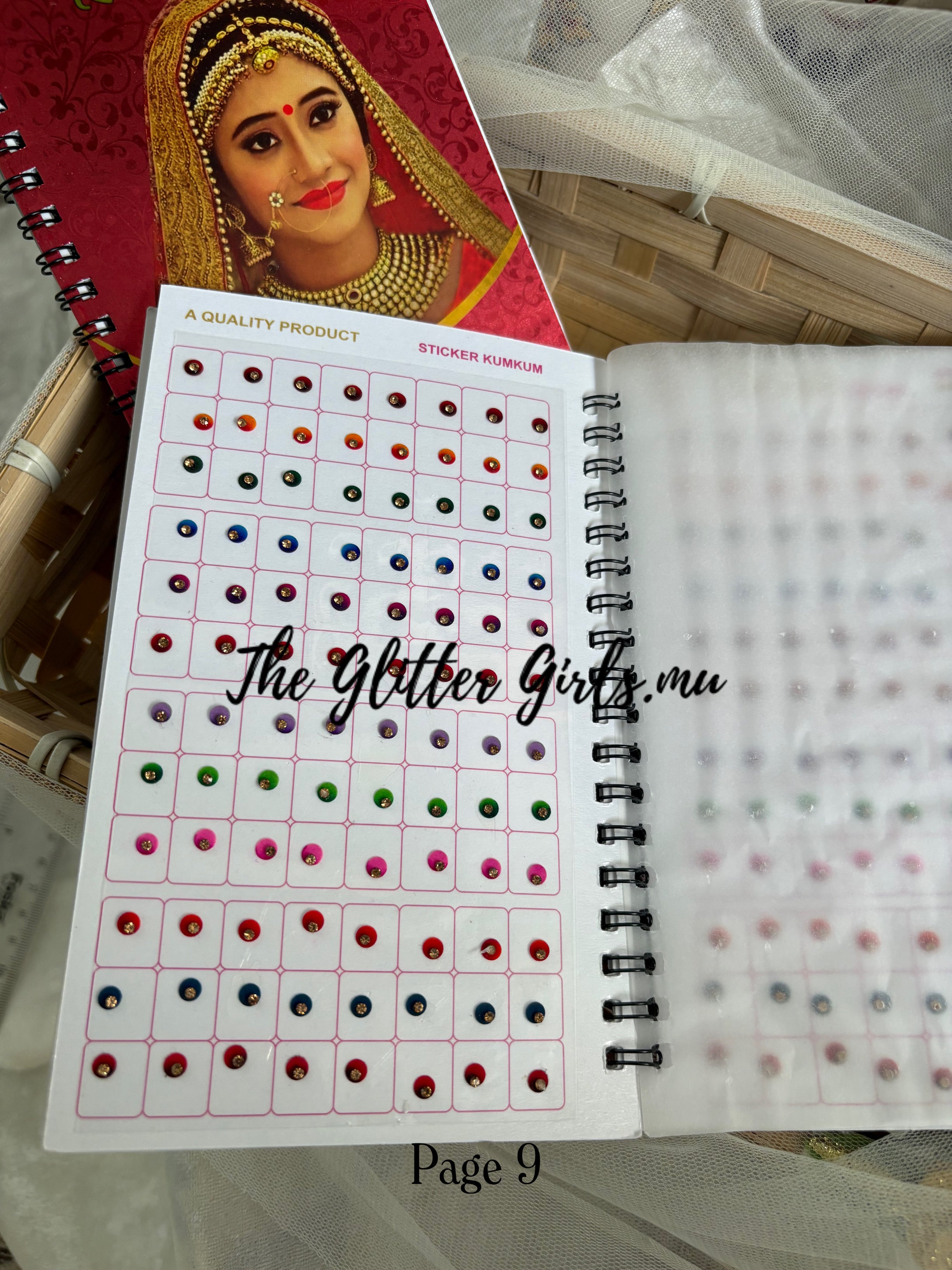 Navya (960 bindi -parvati shaded small )