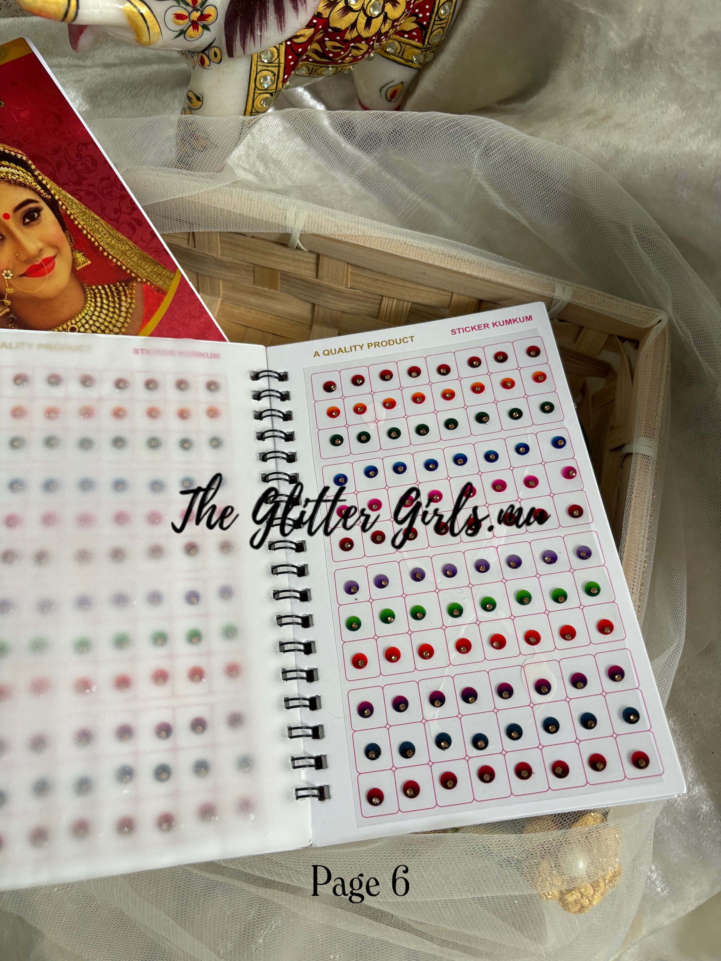 Navya (960 bindi -parvati shaded small )