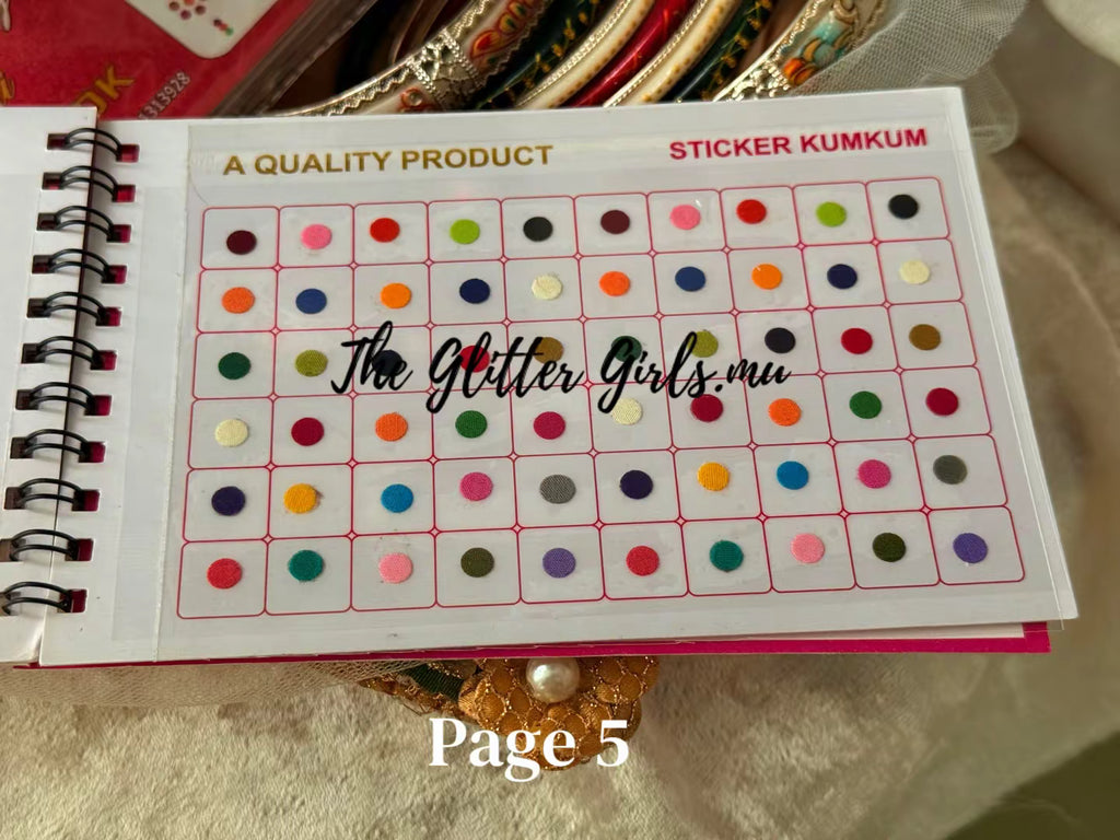 Navya Bindi Book 360 plain bindi size 6