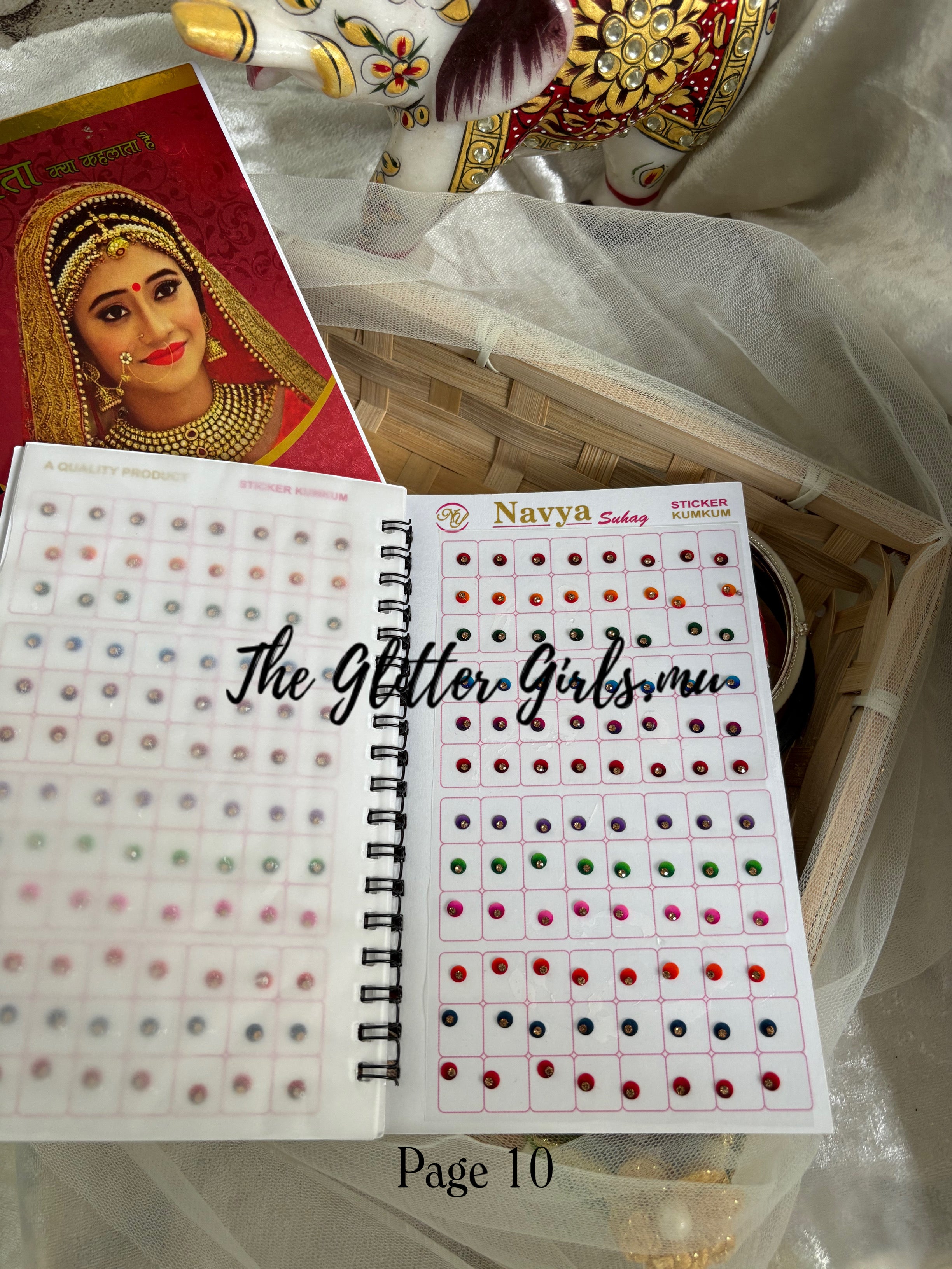 Navya (960 bindi -parvati shaded small )