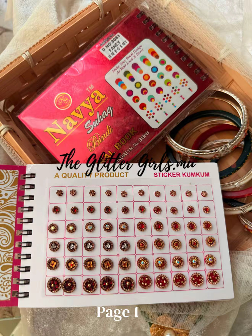 Navya Bindi book (D No: 30B4 FANCY RMBGSMT )