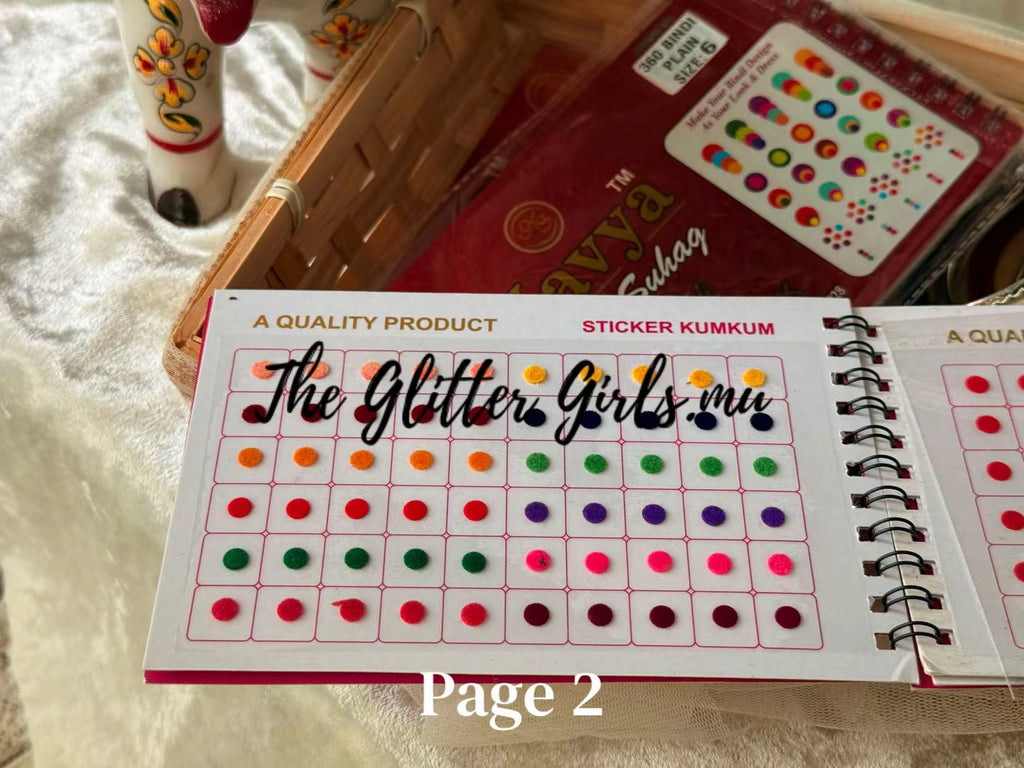 Navya Bindi Book 360 plain bindi size 6