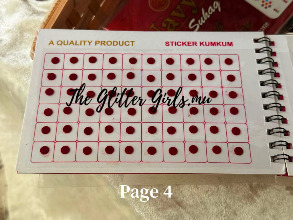Navya Bindi Book 360 plain bindi size 6