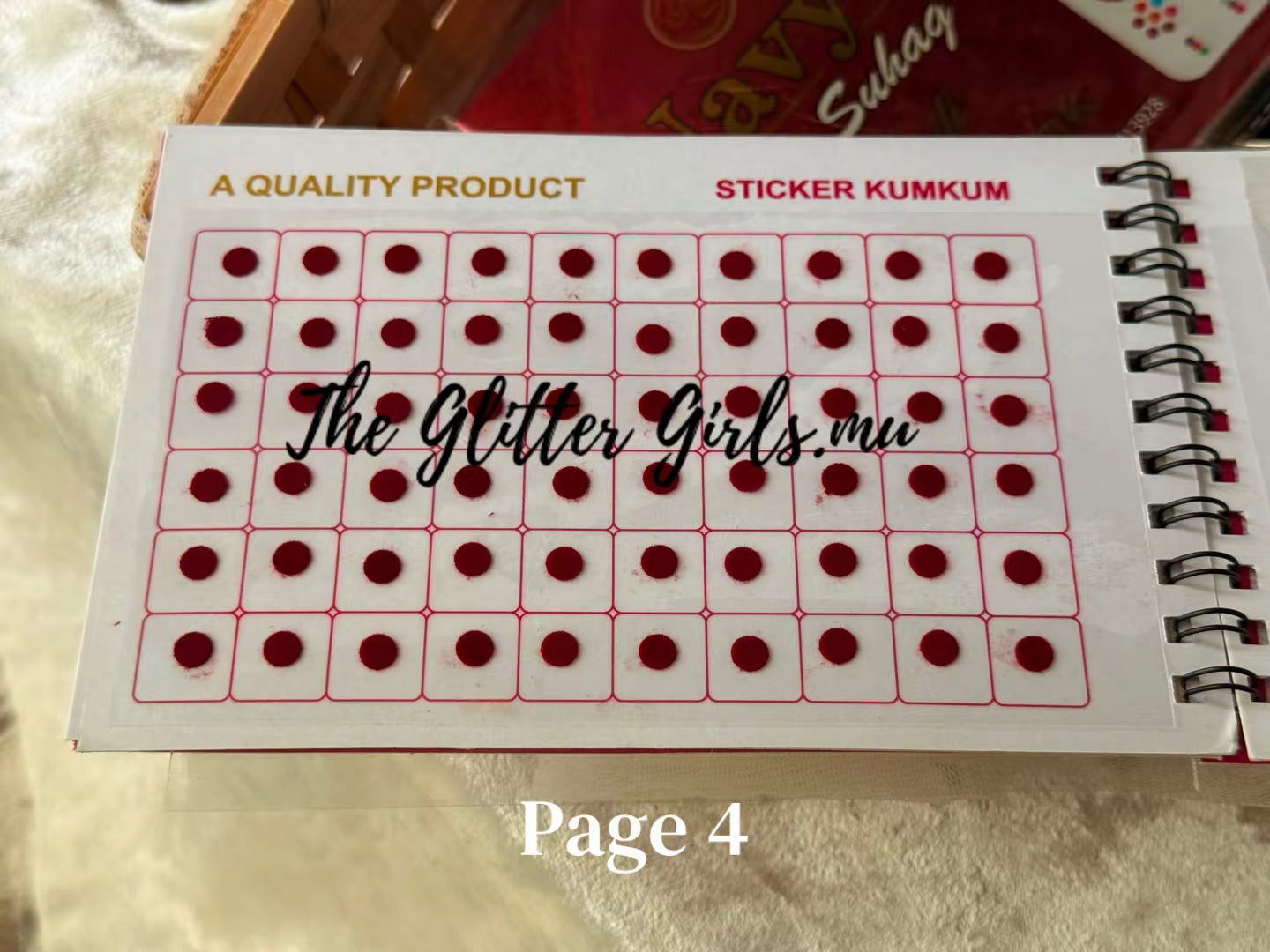 Navya Bindi Book 360 plain bindi size 6